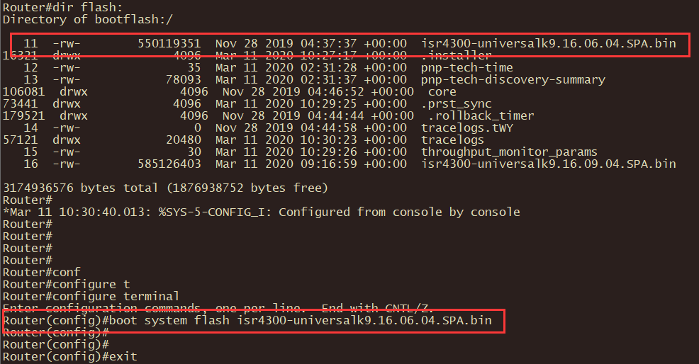 通过 tftpd 或 usb 方式升级 Cisco 设备