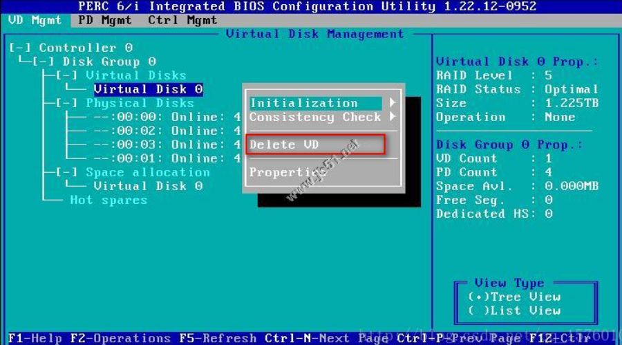 Dell PowerEdge R730 服务器配置 Raid 5 策略