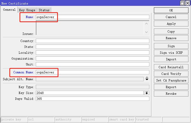 ROS 路由器搭建 OpenVPN 服务