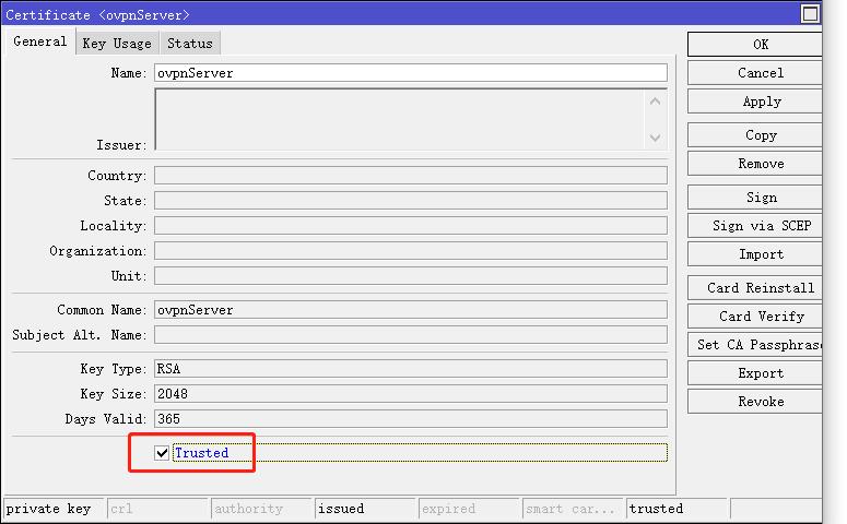 ROS 路由器搭建 OpenVPN 服务