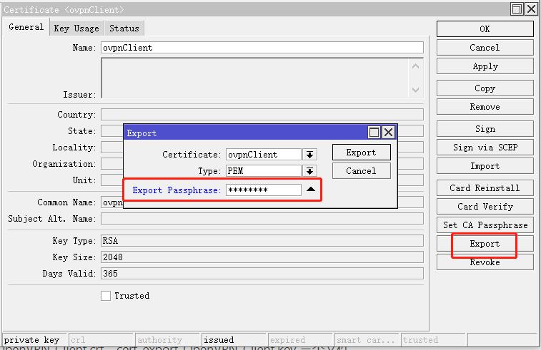 ROS 路由器搭建 OpenVPN 服务
