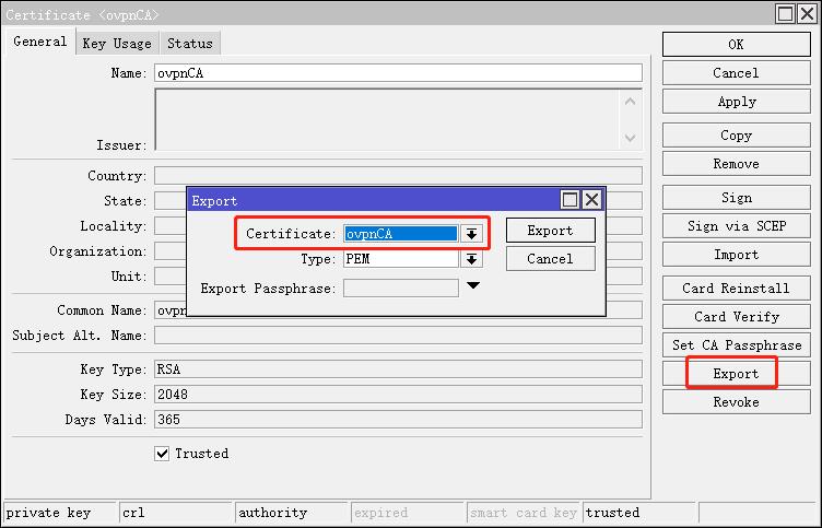 ROS 路由器搭建 OpenVPN 服务