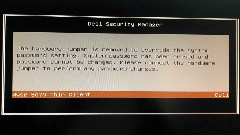 清除 Dell Optiplex 台式机的 BIOS 密码