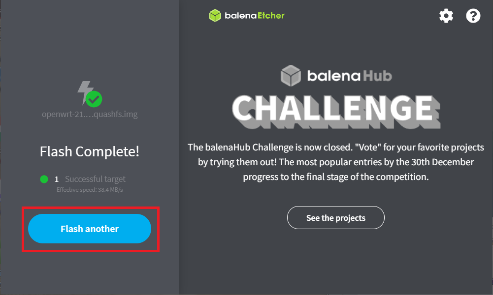 将 OpenWrt 固件刻录到 U 盘或 TF 卡当中