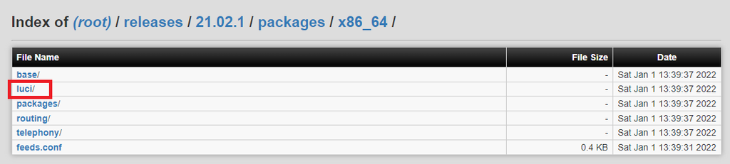 OpenWrt 管理界面安装中文语言包