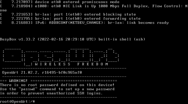 在 VMware Workstation 上搭建 OpenWrt 软路由系统