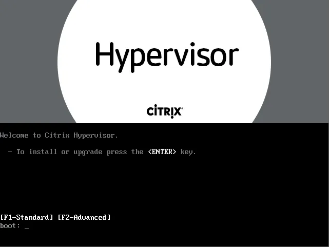 Citrix Hypervisor（XenServer）8.2 安装步骤