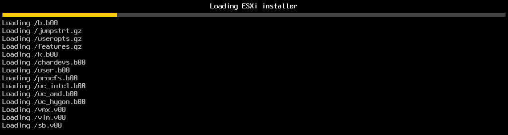 VMware ESXi 6.7 安装步骤