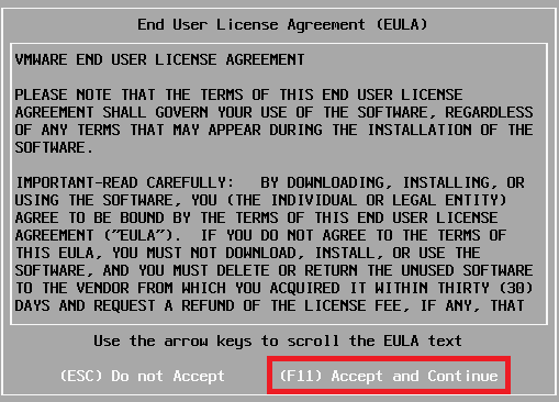 VMware ESXi 6.7 安装步骤