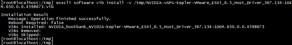 VMware ESXi 服务器安装 NVIDIA GRID 显卡驱动