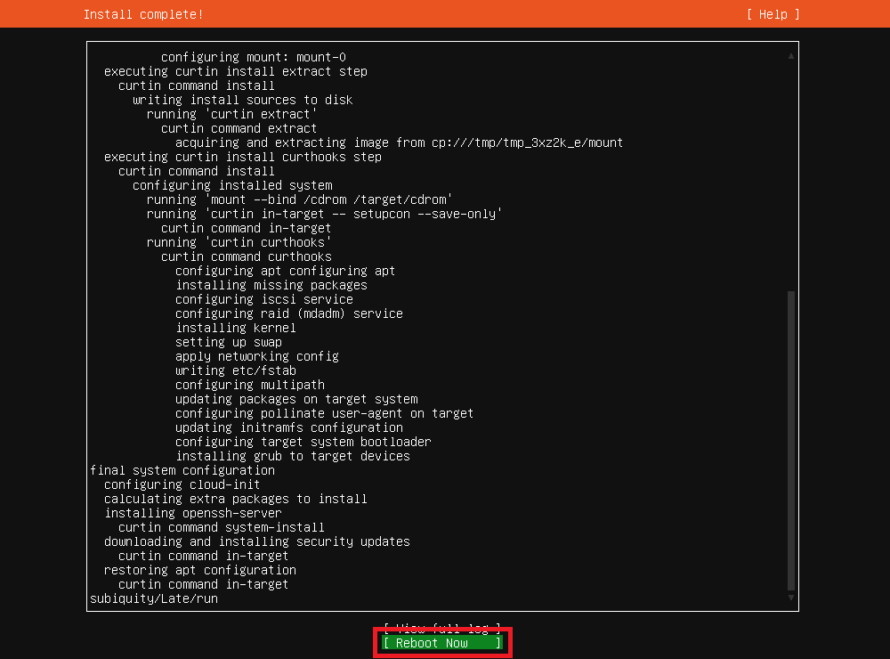 Ubuntu Server 22.04 安装步骤