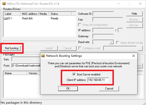 ROS 路由器刷机步骤