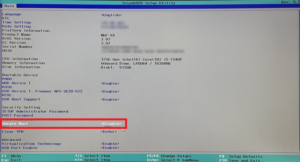 华为及荣耀笔记本 BIOS 设置 U 盘启动