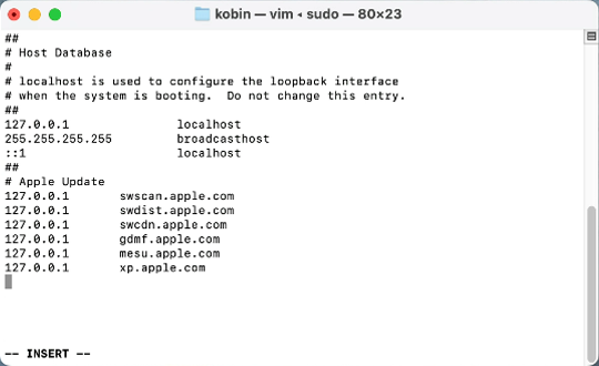 Mac 系统屏蔽自动更新